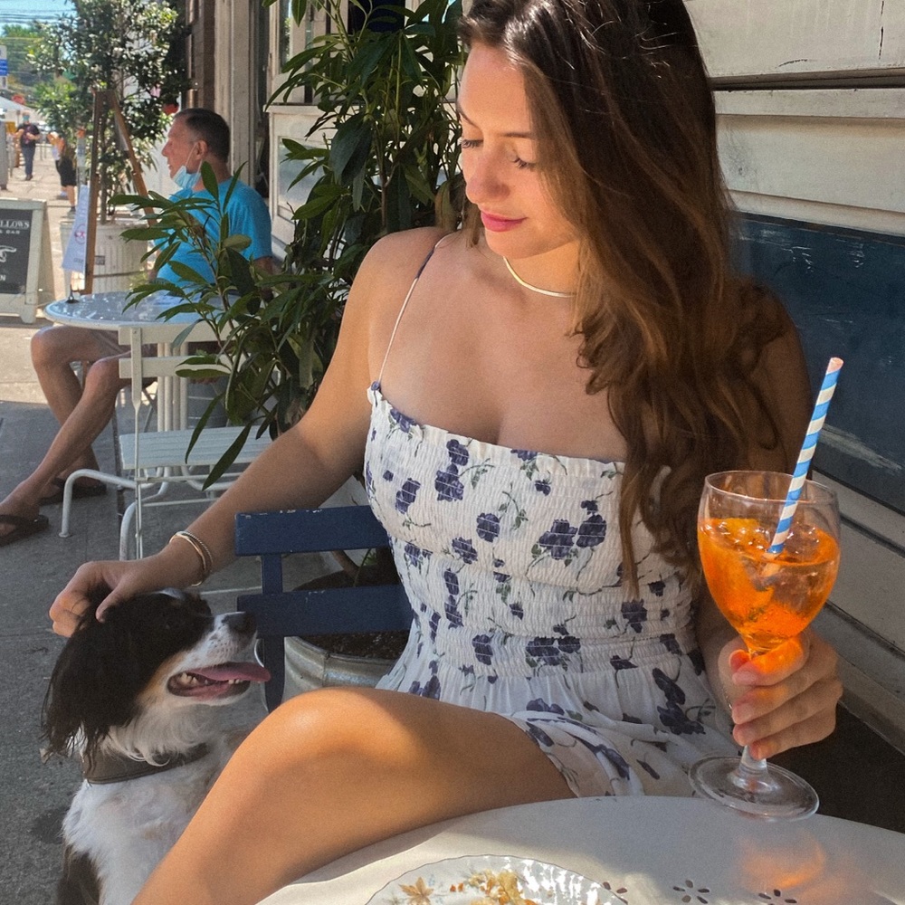 Reformation Floral Midi Dress with Tie String straps, size 6